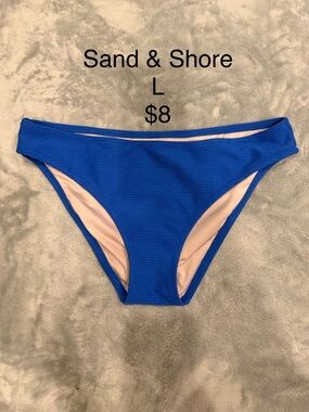 Shade & Shore Blue Bikini Bottom
